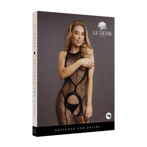 Crotchless Leopard Bodystocking - One Size Crotchless Leopard Bodystocking - One Size