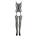 Fishnet and Lace Bodystocking - One Size Fishnet and Lace Bodystocking - One Size