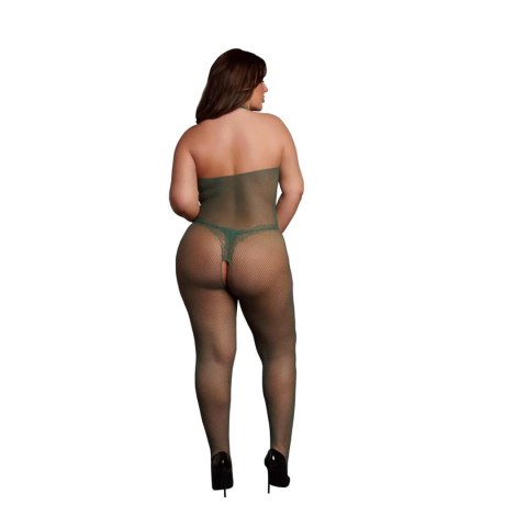 Fishnet and Lace Bodystocking - Queen Size Fishnet and Lace Bodystocking - Queen Size