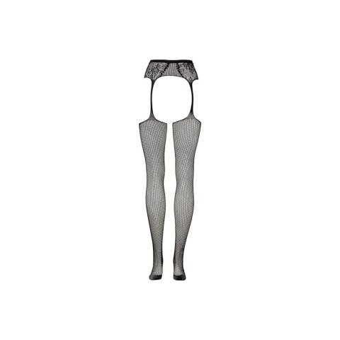 Fishnet and Lace Garterbelt Stockings - One Size Fishnet and Lace Garterbelt Stockings - One Size