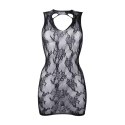 High Neck Lace Mini Dress - One Size