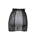 High-Waist Fishnet Skirt - One Size - Black High-Waist Fishnet Skirt - One Size - Black