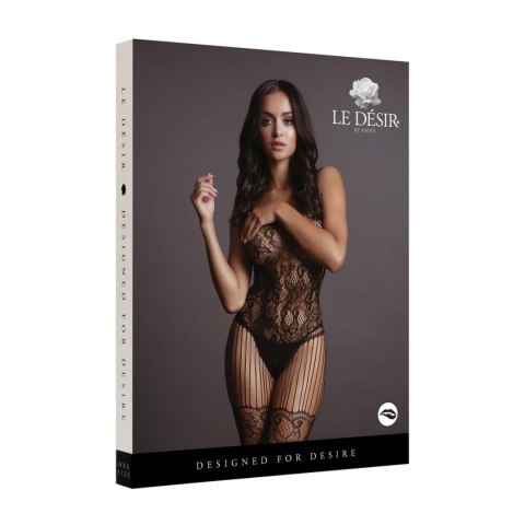 Lace and Fishnet Bodystocking - One Size Lace and Fishnet Bodystocking - One Size