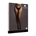 Shredded Suspender Pantyhose - Plus Size Shredded Suspender Pantyhose - Plus Size