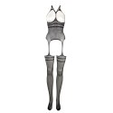 Strappy Suspender Bodystocking - One Size Strappy Suspender Bodystocking - One Size