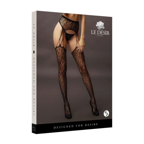 Suspender Leopard Pantyhose - One Size Suspender Leopard Pantyhose - One Size