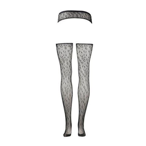 Suspender Leopard Pantyhose - One Size Suspender Leopard Pantyhose - One Size