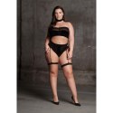 Ananke XII - Three Piece with Choker, Bandeau Top and Pantie with Garters - Plus Size Ananke XII - Three Piece with Choker, Bandeau Top and Pantie with Garters - Plus Size