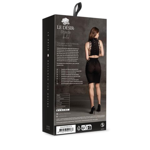 Kala XXXVII - Two Piece with Turtleneck, Crop Top and Skirt - One Size Kala XXXVII - Two Piece with Turtleneck, Crop Top and Skirt - One Size