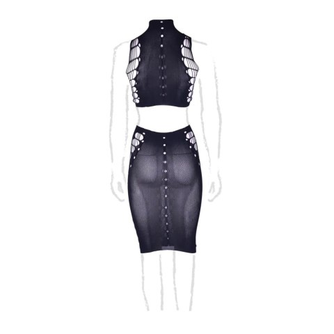Kala XXXVII - Two Piece with Turtleneck, Crop Top and Skirt - Plus Size Kala XXXVII - Two Piece with Turtleneck, Crop Top and Skirt - Plus Size