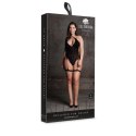 Metis XVI - Body with Garters and Crossed Neckline - Plus Size