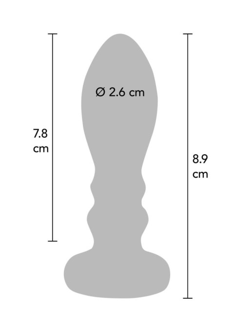 Wibrujący Korek Analny The Slider (S) – Srebrny, Stal Nierdzewna Wibrujący Korek Analny The Slider (S) – Srebrny, Stal Nierdzewna