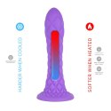 Fantasy Line Dreamy (7") Purple – Termoreaktywne Dildo z Luksusowego Silikonu