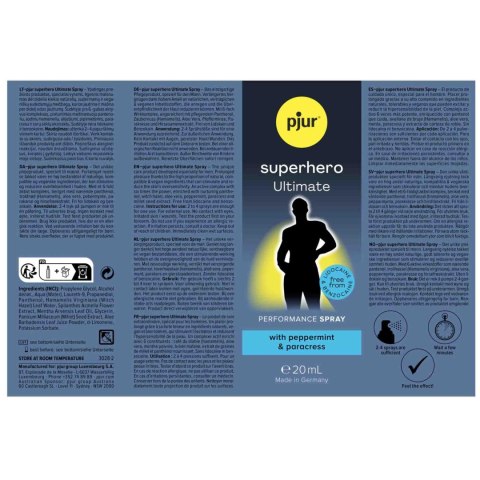 Pjur superhero Ultimate Spray, 20 ml Pjur superhero Ultimate Spray, 20 ml