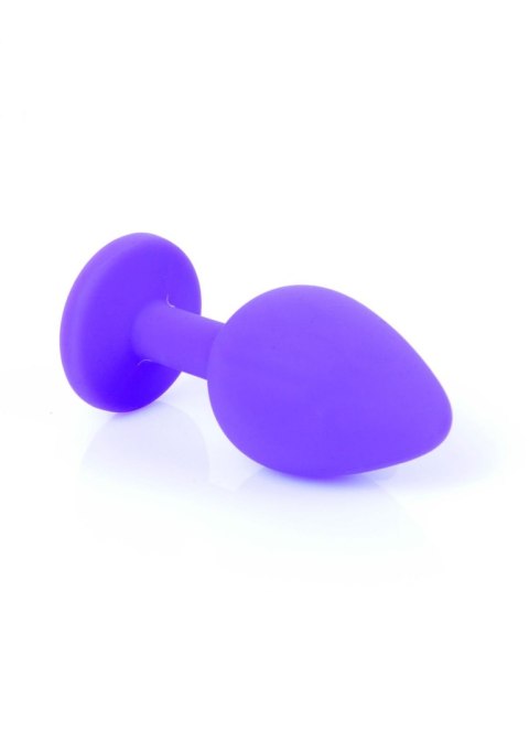 Plug-Jewellery Purple Silicon PLUG Medium- Red Diamond Plug-Jewellery Purple Silicon PLUG Medium- Red Diamond