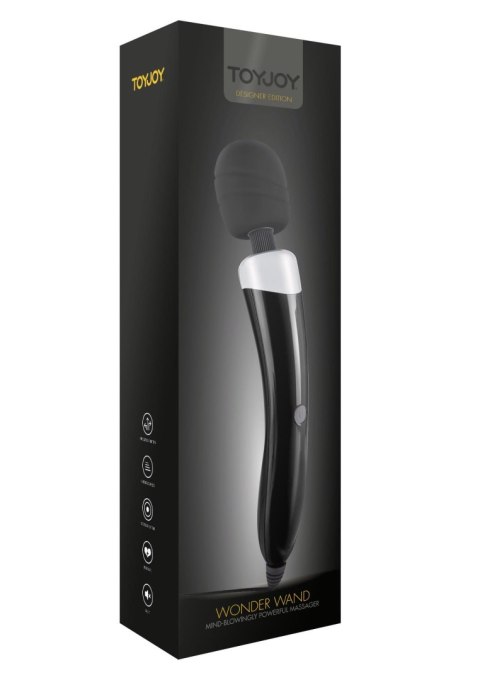 Wonder Wand Massager Black – Elegancki Masażer o Potężnych Wibracjach Wonder Wand Massager Black – Elegancki Masażer o Potężnych Wibracjach