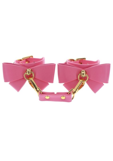 Wrist Cuffs Set Pink – Kajdanki Taboom Malibu z Wegańskiej Skóry Wrist Cuffs Set Pink – Kajdanki Taboom Malibu z Wegańskiej Skóry