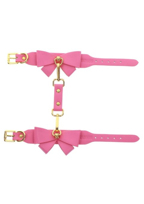 Wrist Cuffs Set Pink – Kajdanki Taboom Malibu z Wegańskiej Skóry Wrist Cuffs Set Pink – Kajdanki Taboom Malibu z Wegańskiej Skóry
