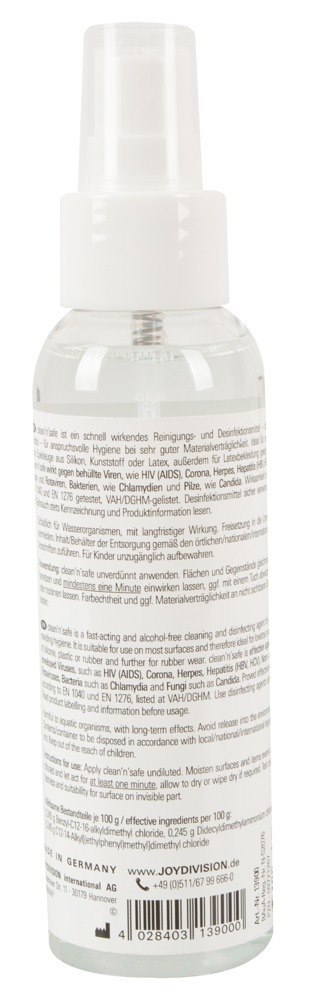 ŚRODEK DO CZYSZCZENIA CLEAN'N'SAFE 100 ML 14-1715 ŚRODEK DO CZYSZCZENIA CLEAN'N'SAFE 100 ML 14-1715