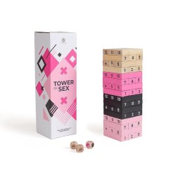 Tower of Sex & Kinky Domino – Drewniana gra erotyczna 2w1