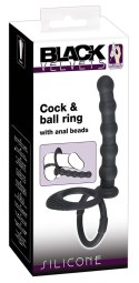 Black Velvets Cock & ball ring 13-7796