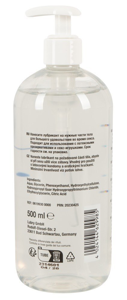 JUST GLIDE WATERBASED 500 ML 13-8626 JUST GLIDE WATERBASED 500 ML 13-8626