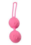 GEILÉA™ BlushSilk Duo – Pale Pink Kegel Balls