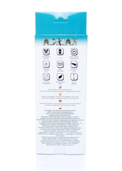 Proteza-Hollow Strap-on Adrian vibrating Proteza-Hollow Strap-on Adrian vibrating