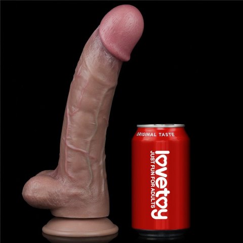 DILDO 10.5'' DUAL LAYERED PLATINUM SILICONE COCK 24-0159 DILDO 10.5'' DUAL LAYERED PLATINUM SILICONE COCK 24-0159