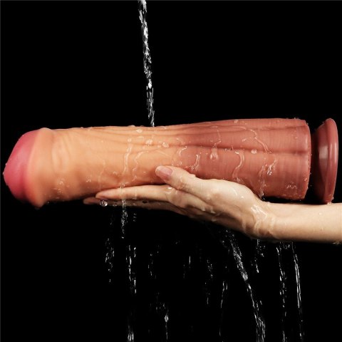 DILDO 12'' DUAL LAYERED PLATINUM SILICONE COCK 24-0145 DILDO 12'' DUAL LAYERED PLATINUM SILICONE COCK 24-0145