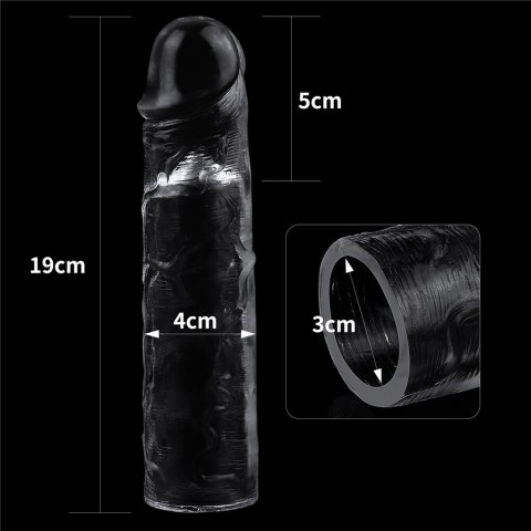 FLAWLESS CLEAR PENIS SLEEVE ADD 2'' 24-0116 FLAWLESS CLEAR PENIS SLEEVE ADD 2'' 24-0116