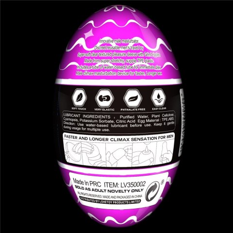 MASTURBATOR GIANT EGG 24-0084 MASTURBATOR GIANT EGG 24-0084