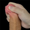 WIBRATOR 8.0'' DUAL LAYERED PLATINUM SILICONE ROTATOR 24-0155