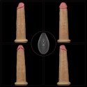 WIBRATOR 8.0'' DUAL LAYERED PLATINUM SILICONE ROTATOR 24-0155