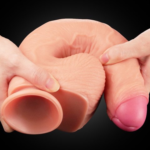DILDO 11" DUAL LAYER PLATINUM SILICONE COCK 24-0442 DILDO 11" DUAL LAYER PLATINUM SILICONE COCK 24-0442