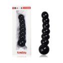 DILDO 6.8" GLASS ROMANCE CZARNY 24-0249 DILDO 6.8" GLASS ROMANCE CZARNY 24-0249
