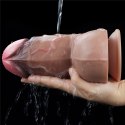 DILDO 7.0'' DUAL LAYERED PLATINUM SILICONE COCK 24-0441