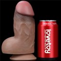 DILDO 7.0'' DUAL LAYERED PLATINUM SILICONE COCK 24-0441