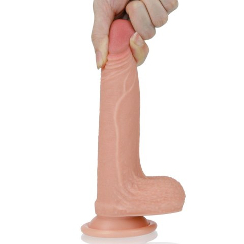 DILDO 7'' DUAL LAYERED PLATINUM SILICONE COCK 24-0226 DILDO 7'' DUAL LAYERED PLATINUM SILICONE COCK 24-0226