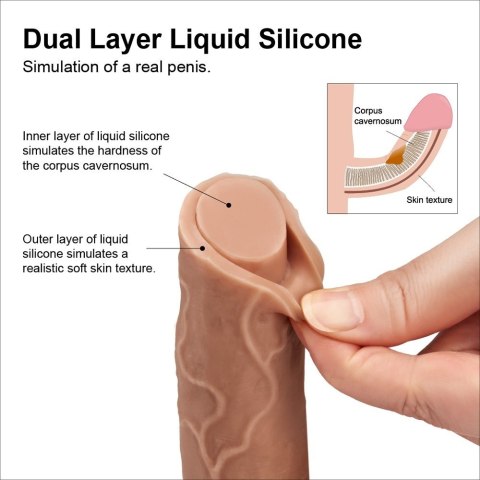 DILDO 8.5'' NATURE COCK 24-0320 DILDO 8.5'' NATURE COCK 24-0320