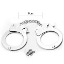 KAJDANKI FETISH PLEASURE METAL HANDCUFFS 24-0208