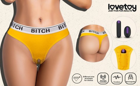 MAJTKI BITCH VIBRATING PANTIES (28~32 CALI W TALII) 24-0181 MAJTKI BITCH VIBRATING PANTIES (28~32 CALI W TALII) 24-0181