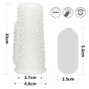 PIERŚCIEŃ NAKŁADKA VIBRATING DRIP KNIGHTS RING (WHITE) 24-0242