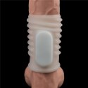 PIERŚCIEŃ NAKŁADKA VIBRATING SPIRAL KNIGHTS RING (WHITE) 24-0241