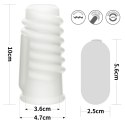 PIERŚCIEŃ NAKŁADKA VIBRATING SPIRAL KNIGHTS RING (WHITE) 24-0241