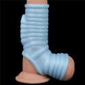 PIERŚCIEŃ VIBRATING WAVE KNIGHTS RING WITH SCROTUM SLEEVE 24-0315
