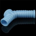 PIERŚCIEŃ VIBRATING WAVE KNIGHTS RING WITH SCROTUM SLEEVE 24-0315