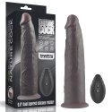 WIBRATOR 9'' DUAL LAYERED SILICONE ROTATOR CZARNE 24-0446