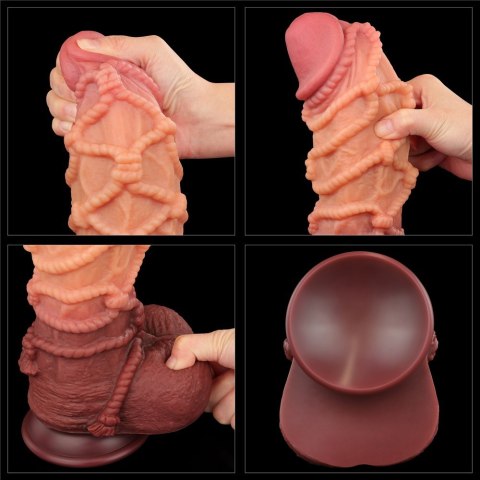 10.5'' DUAL LAYERED PLATINUM SILICONE COCK WI 24-0531 10.5'' DUAL LAYERED PLATINUM SILICONE COCK WI 24-0531