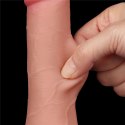 DILDO 7.5'' SLIDING SKIN DUAL LAYER DONG FLESH 24-0369
